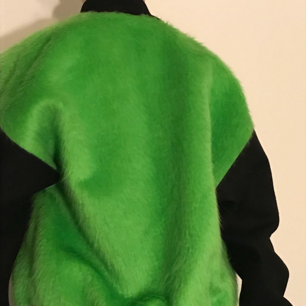 Black and green jacket